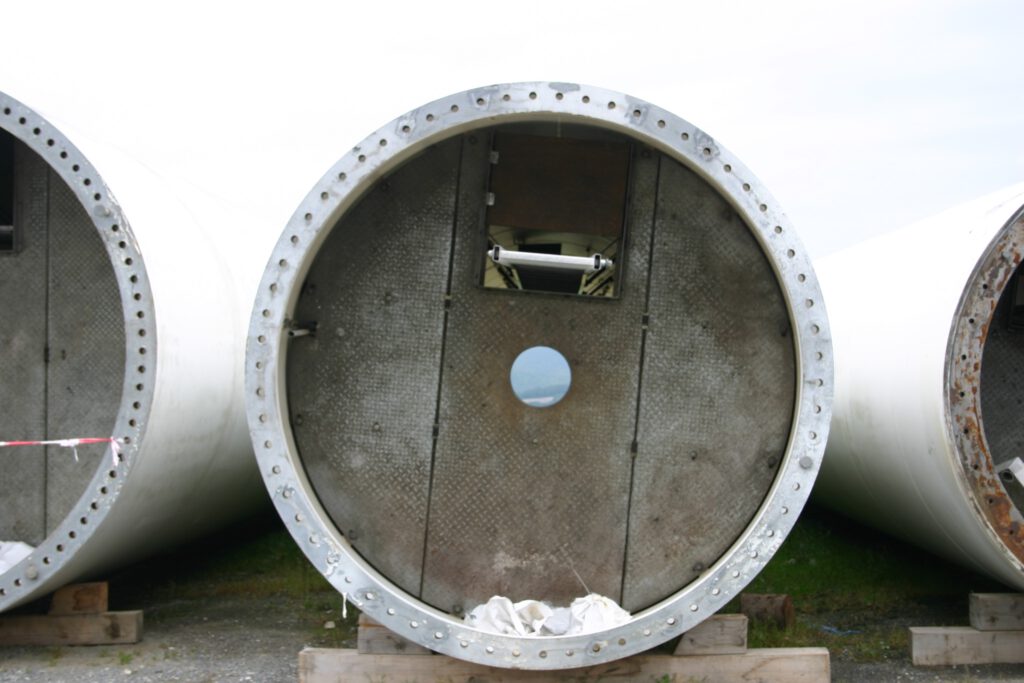 Ausgediente Rotorblätter von Windkraftanlagen verwerten