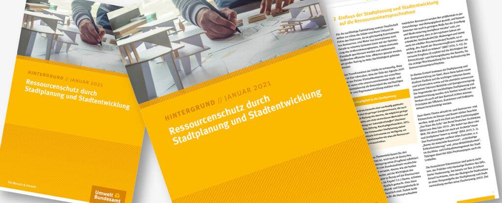 Ressourcenschonung und Kreislaufwirtschaft für Stadtplanung und -entwicklung