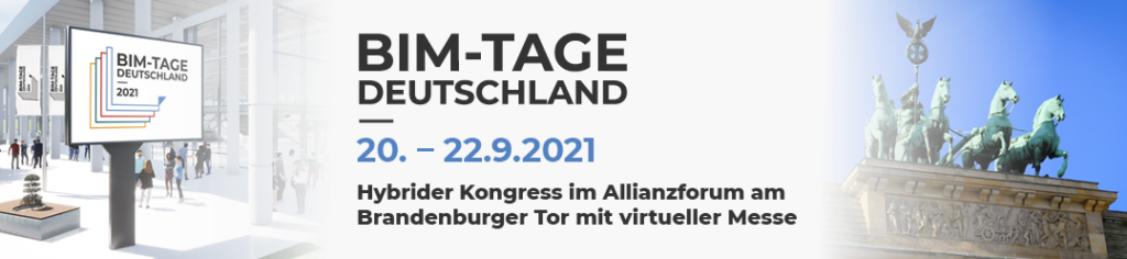 BIM-Tage Deutschland vom 20. bis 22.09. - Vortrag von re!source Vorständin Annette von Hagel am 20.09.