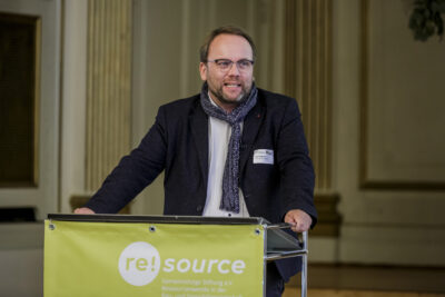 re!source: Jahreskonferenz der re!source Stiftung am 5.10.2021 in Berlin.   /// Foto: Mo Wüstenhagen